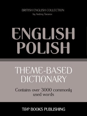 cover image of Theme-Based Dictionary
